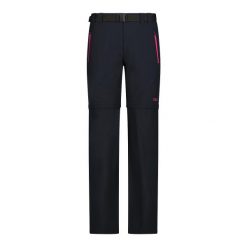 Spodnie damskie turystyczne CMP 3T51446. Czarne spodnie materiałowe CMP, na lato, l, bez wzorów, trekkingowe. Za 179.99 zł.