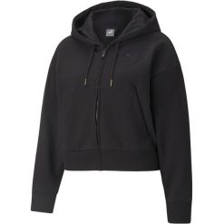 Bluza dresowa damska Puma HER. Czarne bluzy Puma, l, bez wzorów, z dresówki, bez kaptura. W wyprzedaży za 258.65 zł.