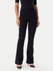 Guess Spodnie materiałowe W5YB0I KCMU2 Czarny Regular Fit. Czarne spodnie materiałowe Guess, l, z aplikacjami, z materiału. Za 479.99 zł.