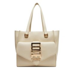 Torebka LOVE MOSCHINO. Brązowe shopper Love Moschino, bez wzorów, bez dodatków. Za 669.99 zł.