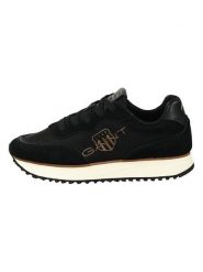 GANT Footwear Skórzane sneakersy "Bevinda" w kolorze czarnym rozmiar: 37. Czarne trampki GANT Footwear, bez wzorów, ze skóry, bez zapięcia. Za 126.15 zł.