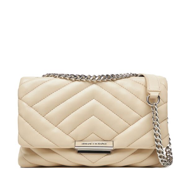 Torebka Armani Exchange. Brązowe listonoszki Armani Exchange, bez wzorów, bez dodatków. Za 809.99 zł.