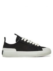 Coccinelle Trampki E4 SXG 24 01 01 Czarny. Czarne trampki Coccinelle, bez wzorów, z materiału, bez zapięcia. Za 599.99 zł.
