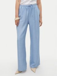 Vero Moda Spodnie materiałowe Melaney 10316385 Niebieski Loose Fit. Niebieskie spodnie materiałowe Vero Moda, m, bez wzorów, z materiału. Za 99.99 zł.