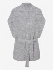 More & More Bezrękawnik w kolorze jasnoszarym rozmiar: 36. Szare swetry More & More, bez wzorów, z tkaniny, bez ramiączek. Za 91.34 zł.