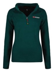 Geographical Norway Bluza polarowa "Tug" w kolorze ciemnozielonym rozmiar: XL. Zielone bluzy Geographical Norway, xl, bez wzorów, z polaru, bez kaptura. Za 74.63 zł.