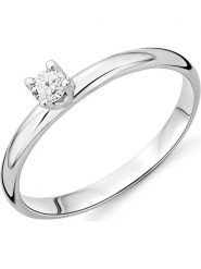 Diamant Exquis Złoty pierścionek z diamentem rozmiar: 56. Szare pierścionki Diamant Exquis, z diamentem, złote. Za 1,093.00 zł.