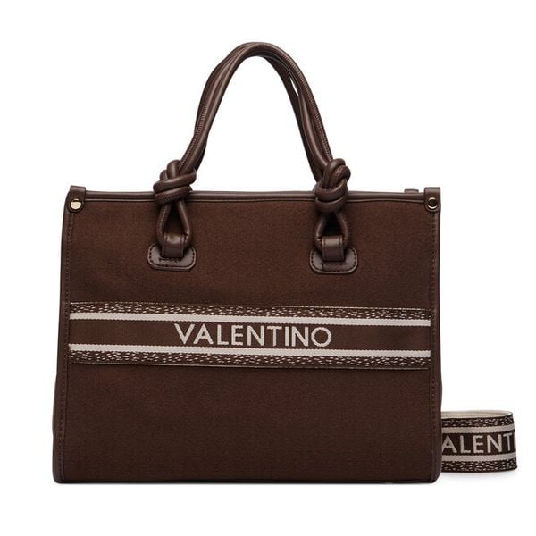 Torebka Valentino. Brązowe torebki klasyczne Valentino, bez wzorów, bez dodatków. Za 619.99 zł.