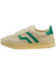 GANT Footwear Skórzane sneakersy "Cuzima Crepe" w kolorze beżowo-zielonym rozmiar: 42. Brązowe trampki GANT Footwear, bez wzorów, bez zapięcia. Za 299.37 zł.