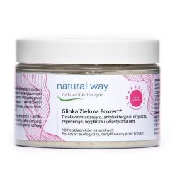 Natural Way Glinka zielona ecocert na zmarszczki Maseczki błotne 150 g. Maseczki Natural Way. Za 54.99 zł.