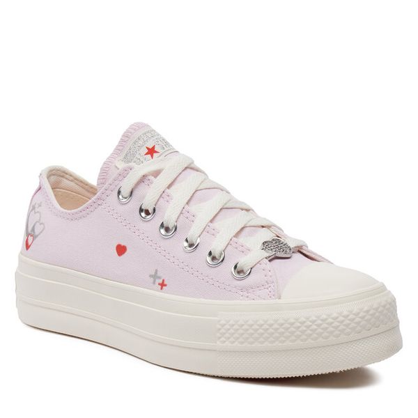 Trampki Converse. Czerwone trampki Converse, bez wzorów, bez zapięcia. Za 419.99 zł.