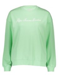 Pepe Jeans Bluza w kolorze zielonym rozmiar: XL. Zielone bluzy Pepe Jeans, xl, bez wzorów, z jeansu, bez kaptura. Za 167.28 zł.