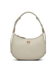 Pinko Torebka Half Moon Mini Fl . PE 24 PLTT 102790 A0F1 Écru. Torebki klasyczne Pinko, bez wzorów, ze skóry, bez dodatków. Za 819.99 zł.