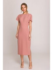 Stylove Sukienka w kolorze jasnoróżowym rozmiar: M. Różowe sukienki Stylove, m, bez wzorów, bez kołnierzyka, bez ramiączek, maxi. Za 244.45 zł.