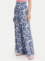 Roxy Spodnie materiałowe W126-RXLTR-1022-21P Niebieski Regular Fit. Niebieskie spodnie materiałowe Roxy, l, bez wzorów, z materiału. Za 129.99 zł.