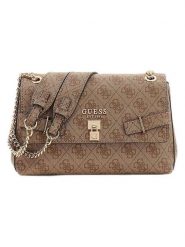 Guess Torebka w kolorze jasnobrązowym - 22 x 13 x 10 cm rozmiar: onesize. Brązowe torby na ramię Guess, z aplikacjami, z materiału, na ramię, bez dodatków. Za 382.99 zł.