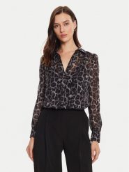 Morgan Koszula 242-CLEONI Brązowy Regular Fit. Brązowe koszule Morgan, bez wzorów, z syntetyku, bez kołnierzyka, bez ramiączek. Za 299.99 zł.