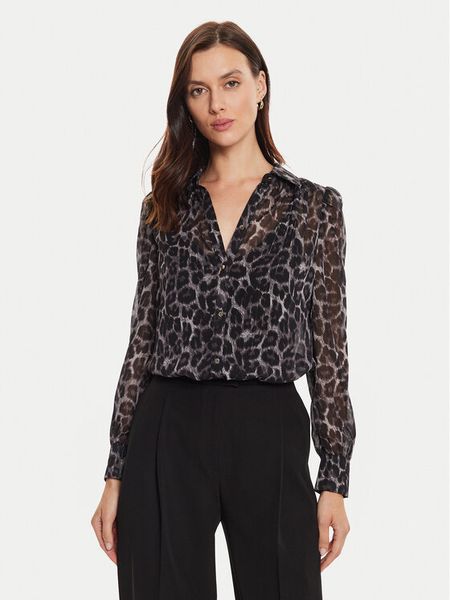 Morgan Koszula 242-CLEONI Brązowy Regular Fit. Brązowe koszule Morgan, bez wzorów, z syntetyku, bez kołnierzyka, bez ramiączek. Za 299.99 zł.