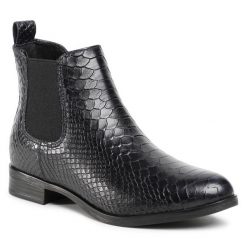 Sztyblety Lasocki. Niebieskie botki Lasocki, bez wzorów, bez obcasa, na płaskiej podeszwie, bez zapięcia. Za 102.99 zł.