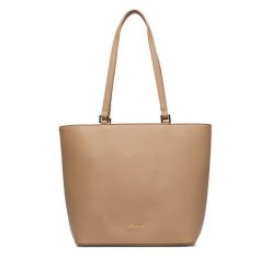 Torebka JENNY. Brązowe shopper Jenny, bez wzorów, bez dodatków. Za 139.99 zł.