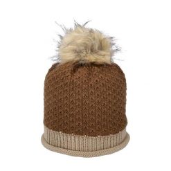 Czapka damska turystyczna CMP 5505624. Brązowe czapki CMP, bez wzorów, z dzianiny. Za 39.99 zł.