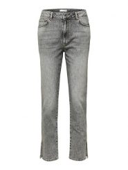 SELECTED FEMME Dżinsy "Bea" - Slim fit - w kolorze szarym rozmiar: W27/L32. Szare jeansy Selected Femme, l, bez wzorów, z podwyższonym stanem. Za 92.42 zł.