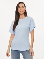 United Colors Of Benetton T-Shirt 3BL0D106A Błękitny Regular Fit. Niebieskie t-shirty United Colors of Benetton, l, bez wzorów, z bawełny, bez kołnierzyka, bez ramiączek. Za 79.99 zł.
