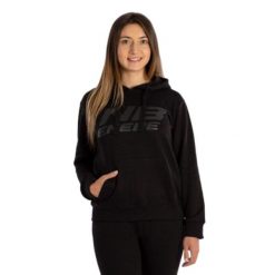 Bluza z kapturem dla kobiet Enebe Culmen. Czarne bluzy ENEBE, l, bez wzorów, z bawełny, z kapturem. Za 146.50 zł.