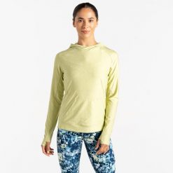 Damska bluza sportowa z kapturem Sprint City. Zielone bluzy Dare 2b, bez wzorów, z kapturem. W wyprzedaży za 199.99 zł.