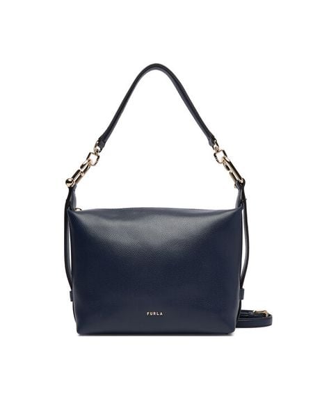 Furla Torebka Tonie Mini WE00877 A.0023 CN 2676S Granatowy. Niebieskie torebki klasyczne Furla, bez wzorów, ze skóry, bez dodatków. Za 1,109.00 zł.