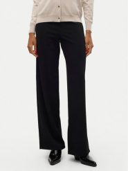 Vero Moda Spodnie materiałowe Berlin 10318454 Czarny Wide Leg. Czarne spodnie materiałowe Vero Moda, m, bez wzorów, z materiału. Za 139.99 zł.