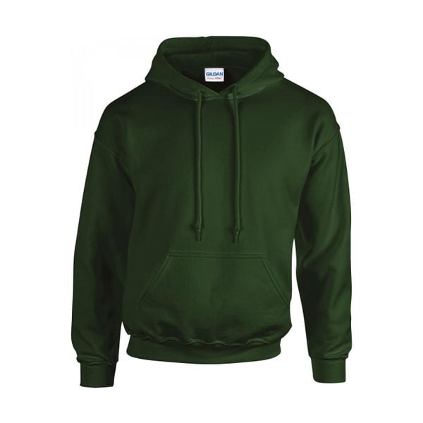 Bluza z kapturem Gildan Heavy Blend ®. Zielone bluzy GILDAN, xl, bez wzorów, z bawełny, z kapturem. Za 80.90 zł.