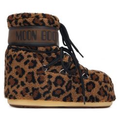 Śniegowce Moon Boot. Brązowe trapery i śniegowce Moon Boot. Za 1,449.00 zł.