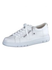 Gabor Skórzane sneakersy w kolorze białym rozmiar: 37,5. Białe trampki Gabor, bez wzorów, ze skóry, bez zapięcia. Za 355.78 zł.