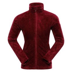 Bluza damska polarowa Alpine Pro Lomma bardzo ciepła. Czerwone bluzy Alpine Pro, na jesień, l, bez wzorów, z materiału, bez kaptura. Za 209.00 zł.