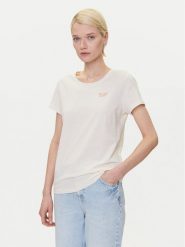 Mustang T-Shirt Alma 1016155 Biały Regular Fit. Białe t-shirty Mustang, xs, bez wzorów, z bawełny, bez kołnierzyka, bez ramiączek. Za 59.99 zł.