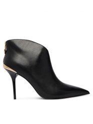 LOVE MOSCHINO Botki JA21069G1PIA0000 Czarny. Czarne botki Love Moschino, bez wzorów, ze skóry, bez obcasa, na szpilce, bez zapięcia. Za 1,339.00 zł.