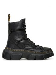 Dr. Martens Trzewiki Dmxl DM41646001 Czarny. Czarne botki Dr. Martens, bez wzorów, ze skóry, bez obcasa, na płaskiej podeszwie, bez zapięcia. Za 949.99 zł.