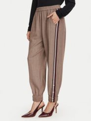 Liu Jo Spodnie materiałowe TF6150 T692A Brązowy Regular Fit. Brązowe spodnie materiałowe Liu Jo, s, bez wzorów, z materiału. Za 649.99 zł.