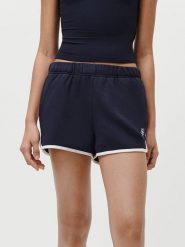 LeGer Szorty dresowe "Drew" w kolorze granatowym rozmiar: 36. Niebieskie szorty LeGer, bez wzorów, z dresówki. Za 78.99 zł.