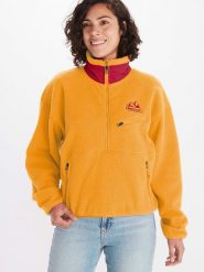 Marmot Bluza polarowa "94 E.C.O." w kolorze żółtym rozmiar: M. Żółte bluzy Marmot, m, bez wzorów, z polaru, bez kaptura. Za 394.38 zł.