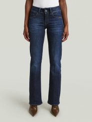 G-Star Dżinsy - Bootcut fit - w kolorze granatowym rozmiar: W25/L32. Niebieskie jeansy G-Star, l, z aplikacjami. Za 266.01 zł.