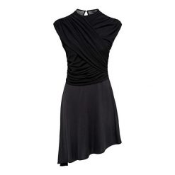 ONLY Sukienka dla kobiet True S / L Drappy Dress Jrs Black (rozmiar XS). Czarne sukienki Only, l, bez wzorów, bez kołnierzyka, bez ramiączek. W wyprzedaży za 119.00 zł.