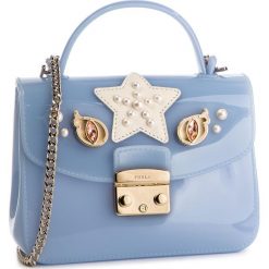 Torebka FURLA - Candy Blondie 1009453 B BVU6 Q71 Violetta f. Niebieskie torebki klasyczne Furla, bez wzorów, z tworzywa sztucznego, bez dodatków. W wyprzedaży za 469.00 zł.