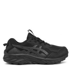 Buty do biegania Asics. Czarne obuwie sportowe Asics, bez zapięcia, do biegania. Za 279.99 zł.