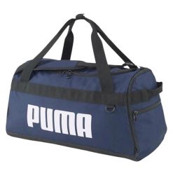 Torba Challenger Duffle Bag. Niebieskie torby na ramię Puma, bez wzorów, z materiału, na ramię, bez dodatków. Za 185.99 zł.