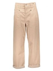 MAC Spodnie sztruksowe w kolorze rozmiar: 42. Czerwone spodnie materiałowe MAC, z aplikacjami, z materiału, z podwyższonym stanem. Za 231.13 zł.