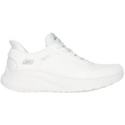 Adidasy Skechers Bobs Squad Chaos - C, Kobiety. Białe obuwie sportowe Skechers, z materiału, bez zapięcia, trekkingowe. Za 326.00 zł.