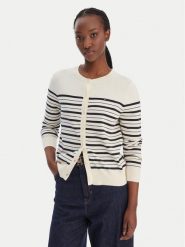 Tommy Hilfiger Kardigan WW0WW42370 Beżowy Regular Fit. Brązowe kardigany TOMMY HILFIGER, l, bez wzorów, z syntetyku. Za 489.99 zł.