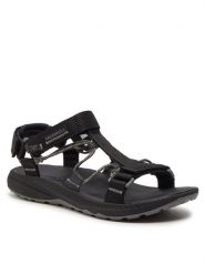 Merrell Sandały Bravada 2 Strap Sport J037790 Czarny. Czarne sandały Merrell, bez wzorów, z materiału, sportowe, bez obcasa, na płaskiej podeszwie, bez zapięcia. Za 299.99 zł.